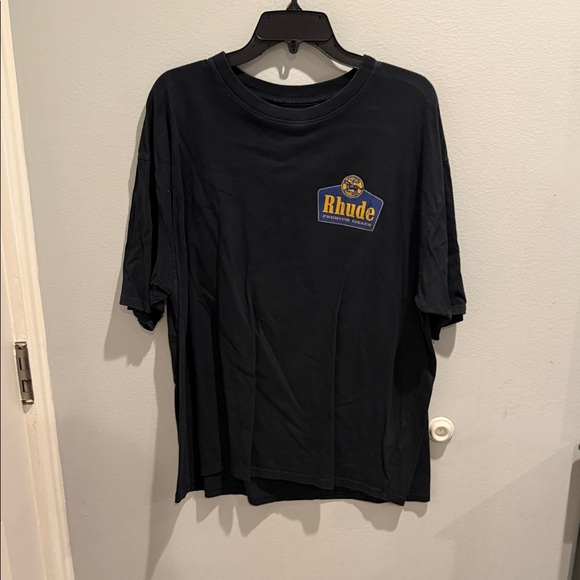 Rhude Other - Rhude Navy and Gold Short Sleeve Tee